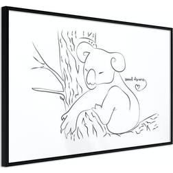 Arkiio Affisch Sleepy Koala [Poster] 45x30 Poster